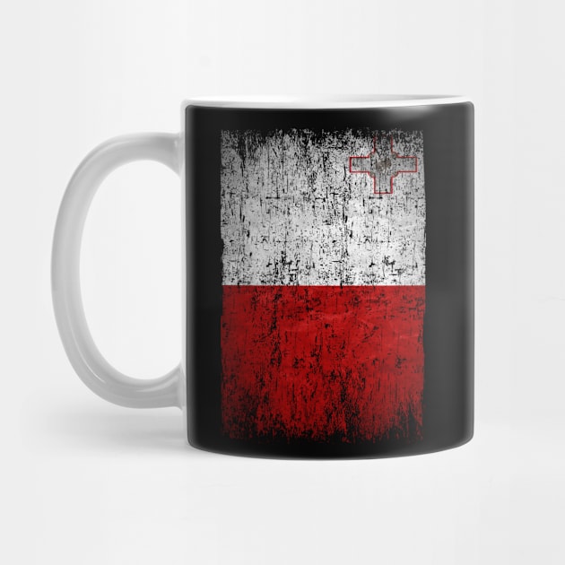 Malta Flag Women Men Children Malta Retro Vintage by Henry jonh